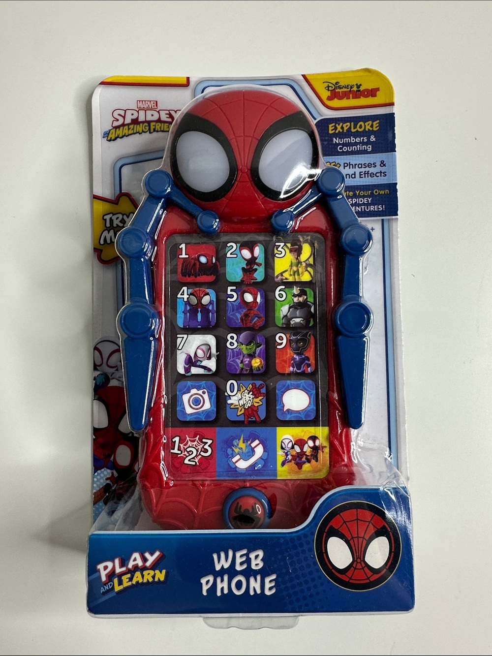 Marvel Spider-Man Web Phone Toy - Red & Blue
